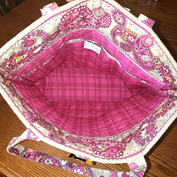 Vera Bradley Paisley Meets Plaid Tote - Picture 6 of 8